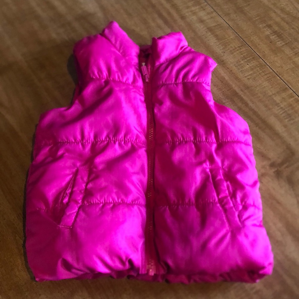 Girls 5T Pink Puffer Vest